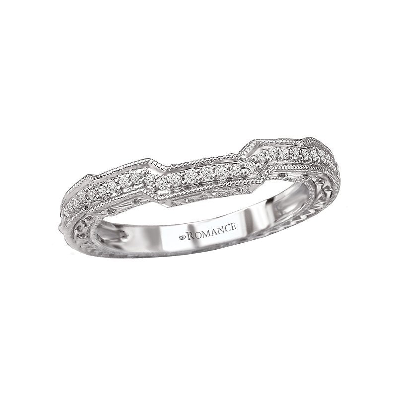 Lab Grown Diamond Curved Wedding Band