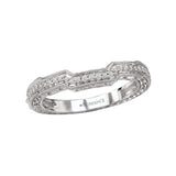 Lab Grown Diamond Curved Wedding Band