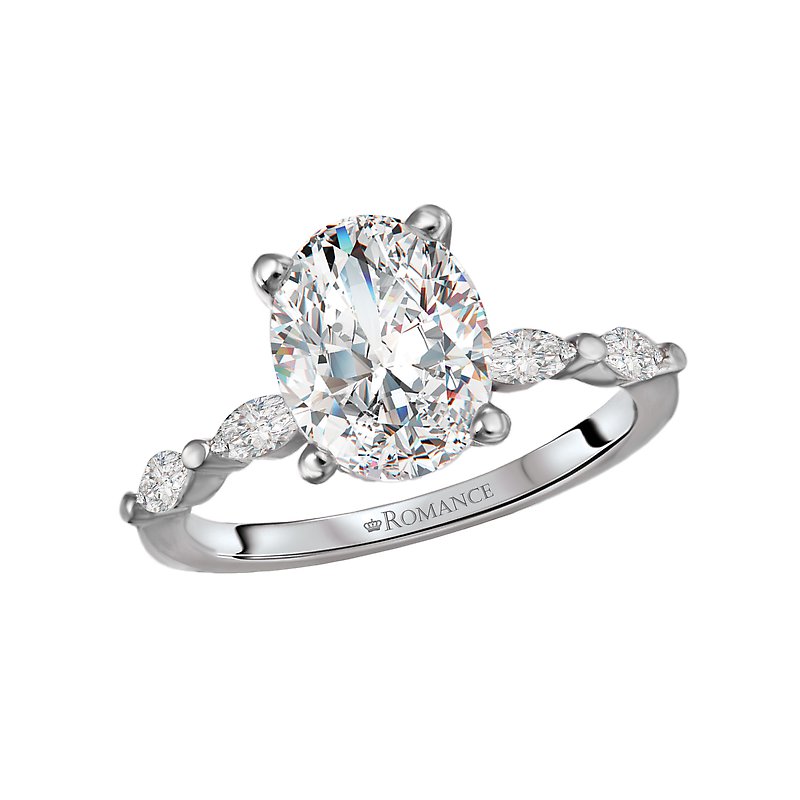 Romance Semi-Mount Diamond Engagement Ring