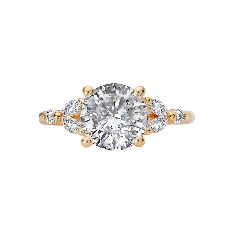 Diamond Semi-Mount Engagement Ring