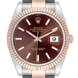 Rolex Datejust 126331 - 41mm, Rose Gold & Steel, Chocolate Dial