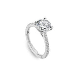 Noam Carver A020-01A Atelier Engagement Ring – 14K/18K Gold, Diamond Accents