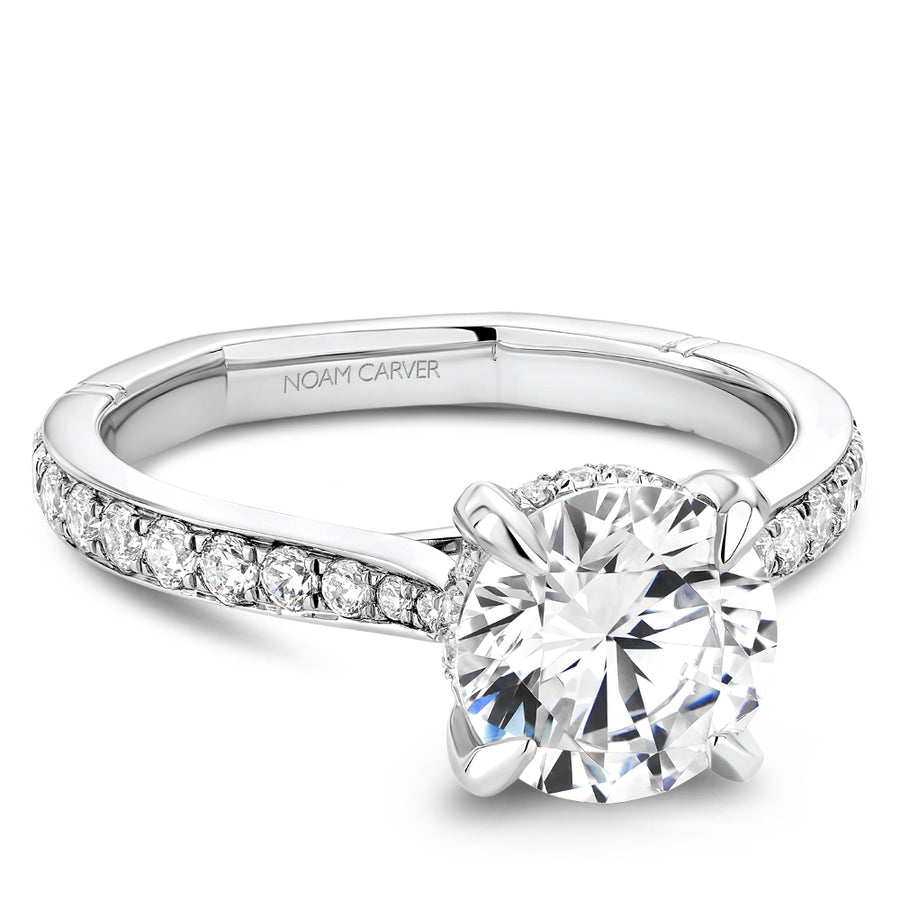Noam Carver - Premium Hidden Halo Accented Channel Set Diamond Setting