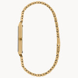 STILETTOCitizen AR3102-51E Stiletto Tank – Unisex Eco-Drive Ultra-Thin Gold-Tone Black Dial Watch