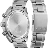 Citizen AT2480-57L Garrison – Men’s Eco-Drive Super Titanium Chronograph Blue Dial Watch