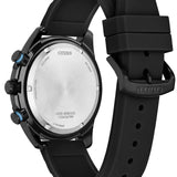 Citizen AT2587-02E Brycen – Men’s Eco-Drive Sport Chronograph Black Dial Silicone Strap Watch