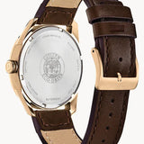 Citizen Eco-Drive AW0083-08X Drive – Green Dial, Brown Leather Strap, Stainless Steel Men’s Watch