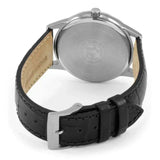 Citizen AW1236-03A Corso – Men’s Eco-Drive Silver Dial Rose Gold Accent Black Leather Strap Watch