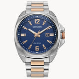 Citizen AW1726-55L Endicott – Men’s Eco-Drive Two-Tone Stainless Steel Blue Dial Sapphire Crystal Watch