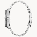 Citizen AW1740-54L Corso – Men’s Eco-Drive Stainless Steel Blue Dial Coin-Edge Bezel Watch