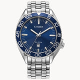 Citizen AW1770-53L Carson Sport Luxury – Men’s Eco-Drive Stainless Steel Blue Dial Sapphire Crystal Watch