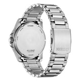 Citizen Eco-Drive Blue Dial Silver Stainless Steel Strap Men Watch AW1810-85L