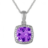 Feburary Birthstone Diamond necklace