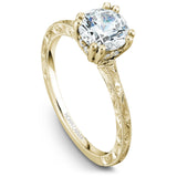 Noam Carver B004-02YEA Vintage-Inspired Diamond Engagement Ring Setting – 14K Yellow Gold