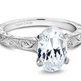 Noam Carver B006-11WME-FCYA 14K White Gold Engagement Ring Setting