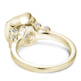 Noam Carver B014-03YM-110A-C Shared Prong Halo Engagement Ring – 14K Yellow Gold