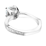 Noam Carver- Vintage Inspired Hidden Halo Diamond Setting
