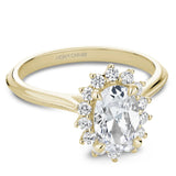 Noam Carver B367-01YA Oval Solitaire Engagement Ring in 14K Yellow Gold