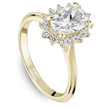 Noam Carver B367-01YA Oval Solitaire Engagement Ring in 14K Yellow Gold