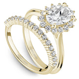 Noam Carver B367-01YA Oval Solitaire Engagement Ring in 14K Yellow Gold