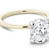 Noam Carver 14K Yellow Gold .05cttw diamond hidden halo Enga...