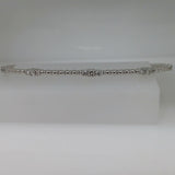 Heera 14K White Gold .33cttw Diamond Bangle – Model BDD5371B