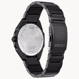 Citizen BJ6535-51E Drive Weekender – Men’s Eco-Drive Black Ion-Plated Stainless Steel Black Dial 41mm Watch