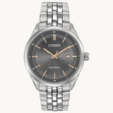 Citizen BM7251-53H Corso – Men’s Eco-Drive Stainless Steel Charcoal Grey Dial Sapphire Crystal Watch