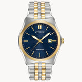 Citizen BM7334-58L Corso – Men’s Eco-Drive Two-Tone Stainless Steel Blue Dial Sapphire Crystal Watch