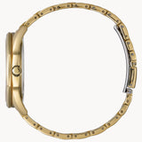 Citizen BM7492-57A Corso – Men’s Eco-Drive Gold-Tone Stainless Steel Silver Dial Sapphire Crystal Watch