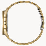 Citizen BM7492-57A Corso – Men’s Eco-Drive Gold-Tone Stainless Steel Silver Dial Sapphire Crystal Watch