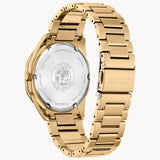 Citizen BM7492-57A Corso – Men’s Eco-Drive Gold-Tone Stainless Steel Silver Dial Sapphire Crystal Watch