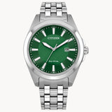 Citizen BM7530-50X Peyten – Men’s Eco-Drive Stainless Steel Green Dial Sapphire Crystal Watch