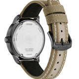 Citizen BM8595-08H Tactical/Urban – Men’s Eco-Drive Black Stainless Steel Grey Dial Beige Nylon Strap Field Watch