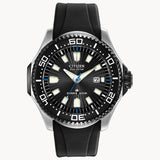 Citizen BN0085-01E Promaster Diver – Men’s Eco-Drive 300M Stainless Steel Black Dial Rubber Strap Watch