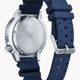 Citizen BN0169-03X Promaster Diver – Men’s Eco-Drive Stainless Steel Orange Dial Blue Bezel 200M Dive Watch