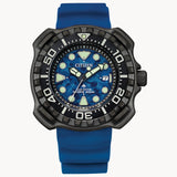 Citizen BN0227-09L Promaster Diver – Men’s Eco-Drive Super Titanium Blue Camouflage Dial 200M Dive Watch
