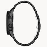 Citizen BU0057-54E Calendrier Moonphase – Men’s Eco-Drive Black Ion-Plated Stainless Steel Black Dial Multifunction Watch