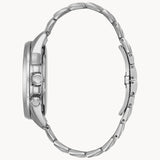 Citizen BU2021-51L Calendrier World Time – Men’s Eco-Drive Stainless Steel Dark Blue Dial Multifunction Watch