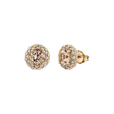 Le Vian - Morganite Diamond Earrings