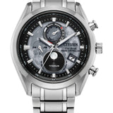 Citizen BY1010-57H Tsuki-yomi A-T – Men’s Super Titanium Eco-Drive Grey Dial Radio-Controlled Moonphase World Time Watch