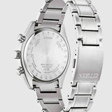 Citizen BY1010-57X Stainless Steel Eco-Drive Men’s Watch – Green Dial Chronograph (Model BY1010-57X)