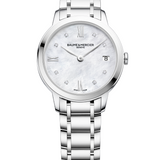 Baume & Mercier Classima 10326 Quartz Watch, Date Display, Diamond-Set - 31mm M0A10326