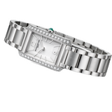 Baume & Mercier Hampton 10631 Quartz Watch, Diamond-Set - 35 x 22 mm M0A10631