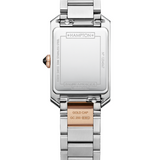 Baume & Mercier Hampton 10751 Quartz Watch, Steel & steel pink gold capped - 35 x 22 mm M0A10751