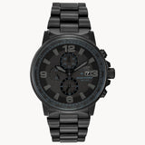 Citizen CA0295-58E Nighthawk Chronograph – Men’s Eco-Drive Black Ion-Plated Stainless Steel Black Dial 200M WR Watch