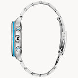 Citizen CA0430-54M Eco-Drive Chronograph – Men’s Stainless Steel Blue Dial 100M WR Watch