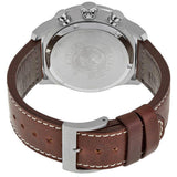 Citizen CA4210-24E Avion Eco-Drive Chronograph – Men’s Stainless Steel Black Dial Brown Leather Strap Vintage Pilot Watch