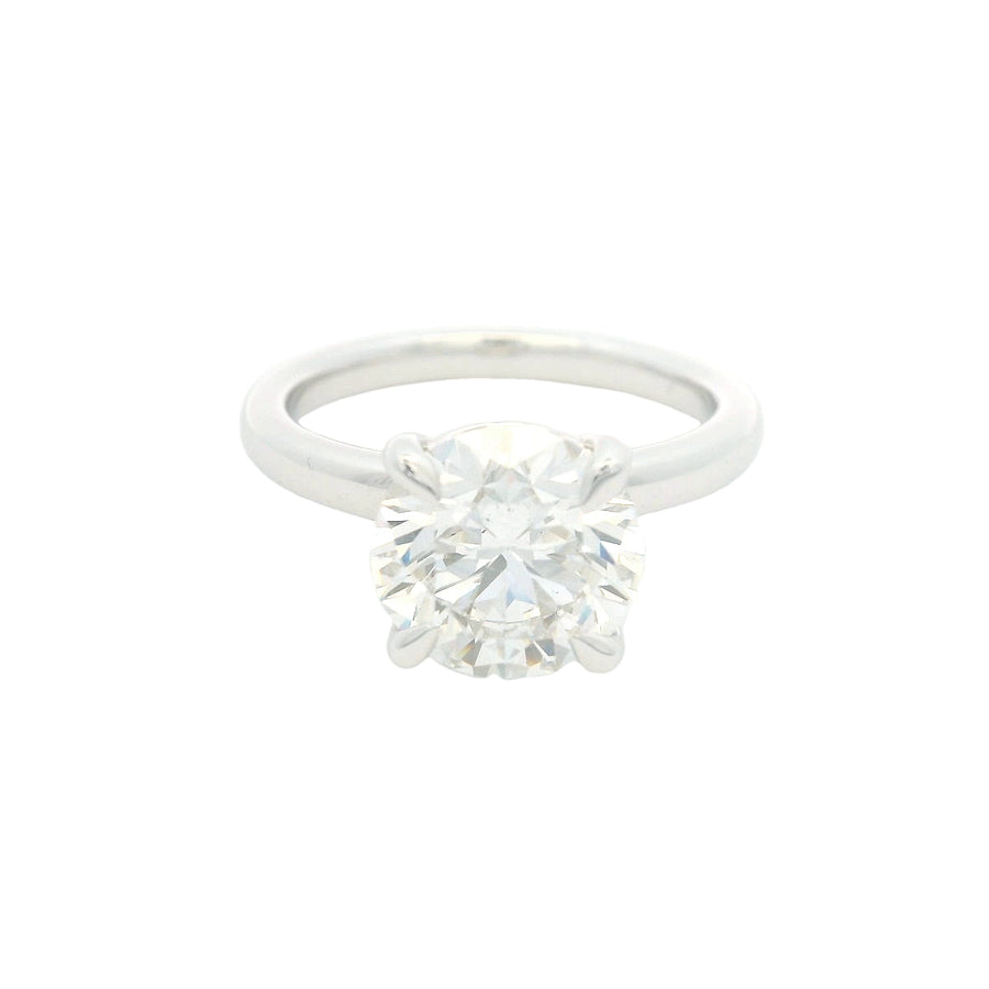 3CT Round Solitare Engagament Ring - Lab Grown