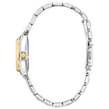 Citizen Mens Eco-Drive Silver Bezel With White Pearl Face